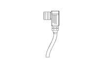 Cable with angle plug 12-pole