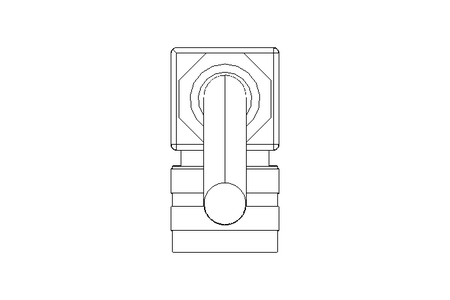 Cable with angle plug 12-pole