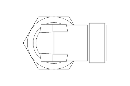 Cotovelo estanque angular L 12/12 Niro