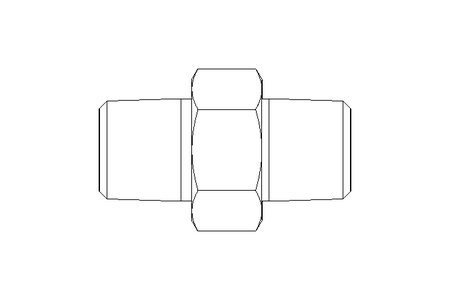 Doppelnippel ESK-1/4-1/4 Bronze