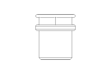 Tuerca remachable ciega M6x9x14,5 A2