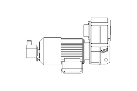 Getriebemotor 0,25kW 69 1/min