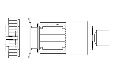 Getriebemotor 0,25kW 69 1/min