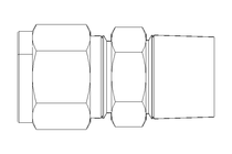 Peзьбoвoe сoeдинeниe тpуб 10 R3/8" Niro