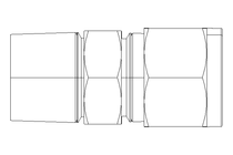 Raccord de tube 10 R3/8" Niro