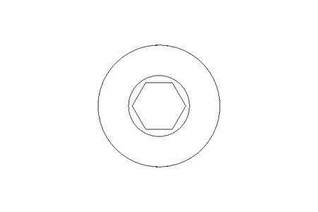 Tornillo de cabeza plana M6x16 A2