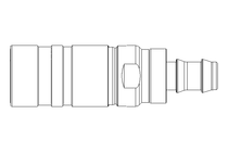 Schnellkupplung DN10 FPM/Ms Niro