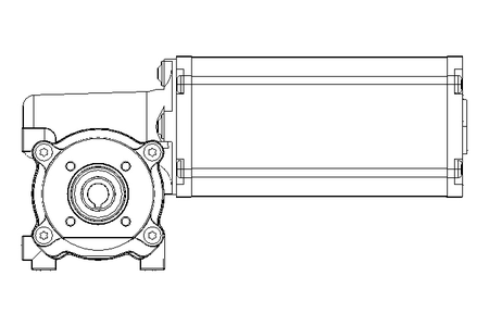 Worm gear motor 0.1kW