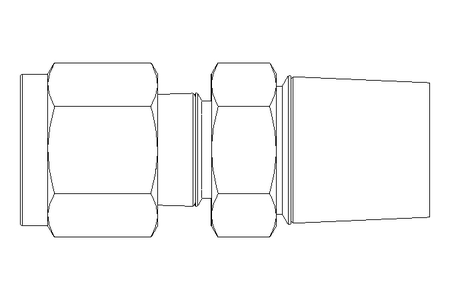 Rohrverschraubung 6 G3/8" Niro