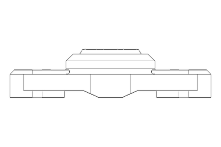 Flange bearing EFOM 16x32x17.5