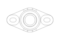 Cuscinetto flangiato EFOM 16x32x17,5