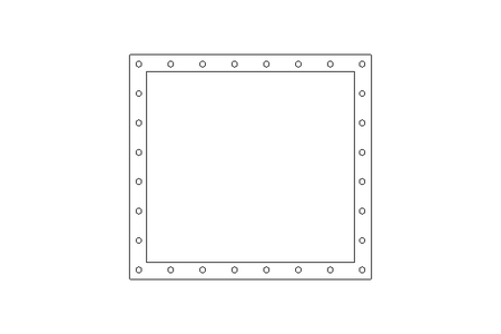 Frame seal 575x535x5 EPDM