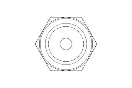 Manometerverschraubung S 10 G1/2" Niro