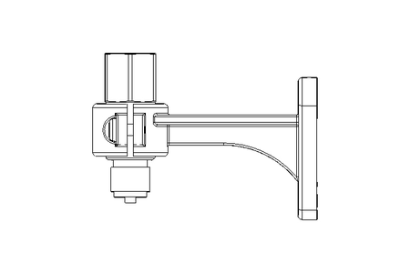 Wandhalter für Manometer