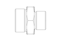 Doppelnippel A24BM-32BM 1.1/2-2"