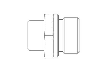 Raccordo a vite L 15 G3/4" St ISO8434