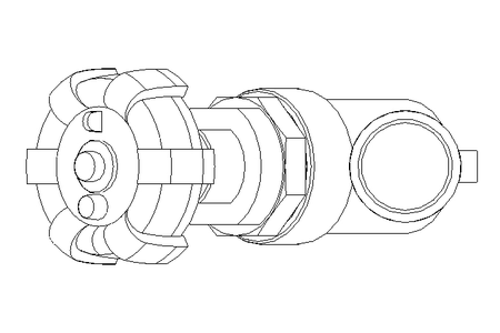 Schrägsitzventil Hand DN 40