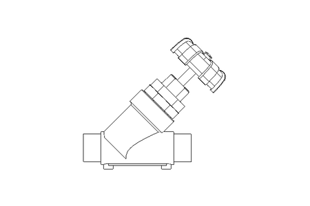 Schrägsitzventil Hand DN 40