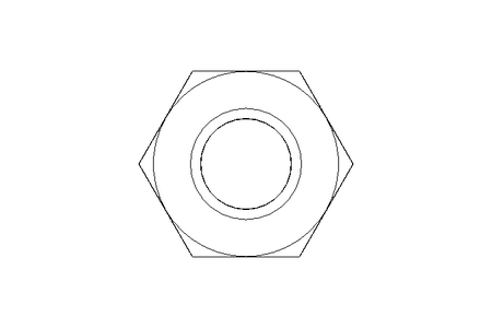 Hexagon cap nut M6 A2 DIN986