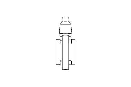 ZFA-Scheibenventil DN50 AISI316L Hand