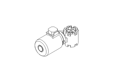 Worm gear motor 0.55kW 56 1/min