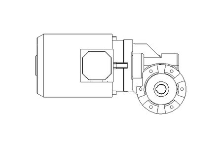 Schneckengetriebemotor 0,55kW 56 1/min