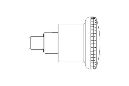 Rastbolzen D6 M10x1 St