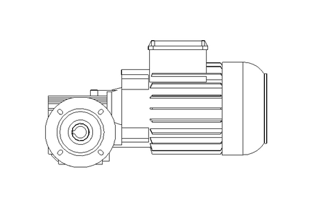 Worm gear motor 0.55kW 140 1/min