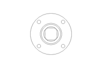 Universal joint shaft D=90 L1=235 L2=275