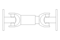 Gelenkwelle D=90 L1=235 L2=275