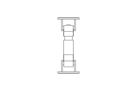 Universal joint shaft D=90 L1=235 L2=275