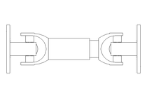 Eje articulado D=90 L1=250 L2=290