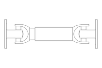 Gelenkwelle D=90 L1=290 L2=375