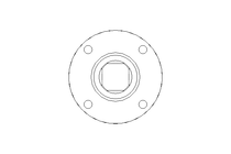 Universal joint shaft D=90 L1=290 L2=375