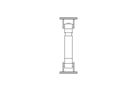 Universal joint shaft D=90 L1=290 L2=375