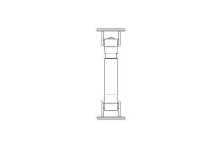 Universal joint shaft D=90 L1=290 L2=375