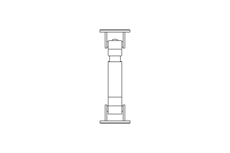 Gelenkwelle D=90 L1=280 L2=320