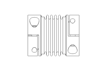 Metallbalgkupplung BKL 4,5Nm 16 - 10