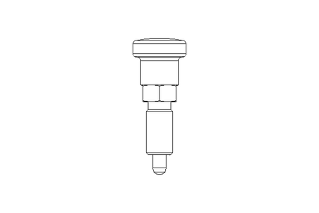 Rastbolzen D4 M8x1 Niro