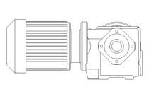 Schneckengetriebemotor 0,25kW 37 1/min