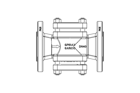 Sight glass DN040 PN25 SG253 JS1025