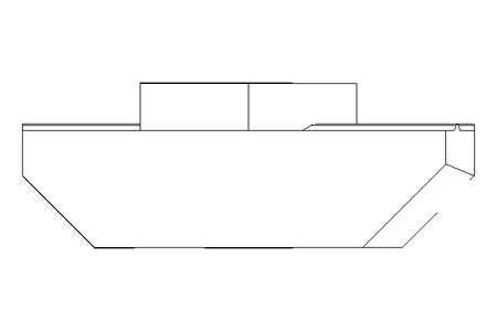 Hammer head nut T M4 / 8 St-Zn