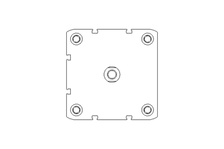 Doppelt wirkender Zylinder D100 Hub25