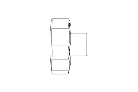 Sterngriff D50 M10x20