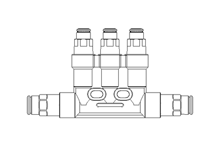 Kolbenverteiler 3-fach