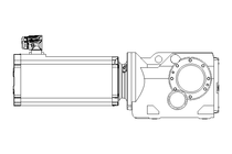 Motorreductor de engranaje cónico