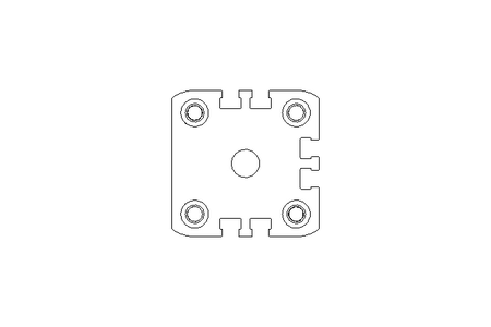 Cilindro de dupla acao ADNGF- 32- 20-P-A