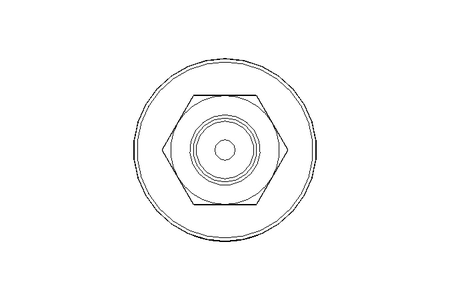 Rotating union M10x1-1/8