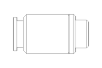 Conexao pneum. encaixe QS-G1/8-8-I-K-SA