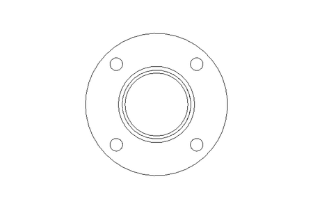 FLANGE DN40 ISO FORM V 1.4539